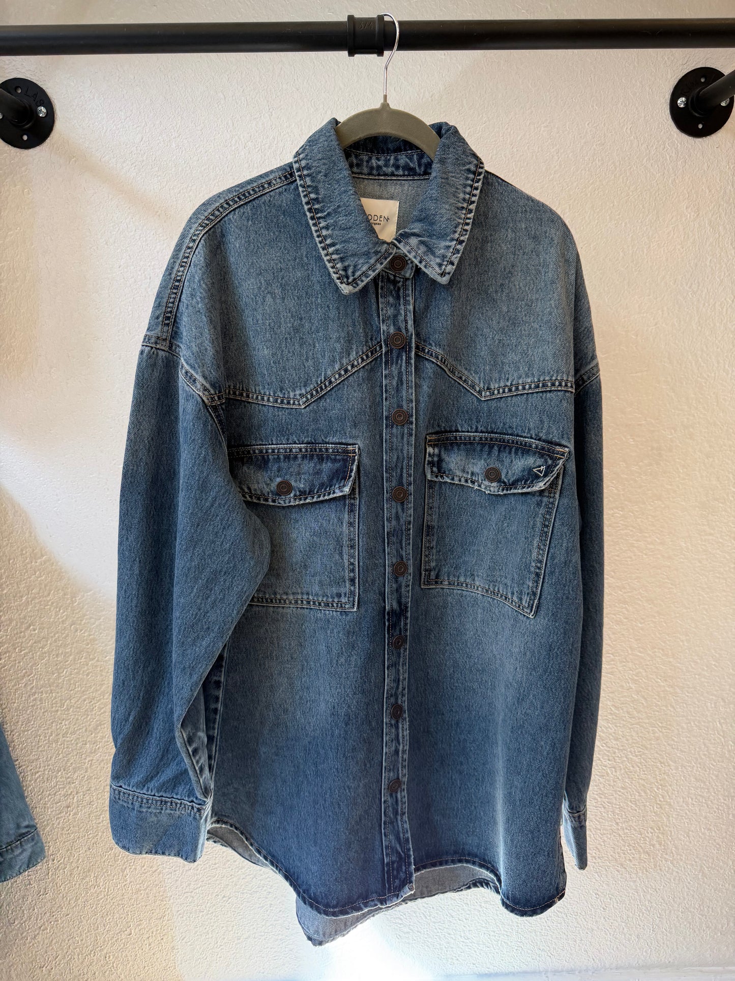 Oversized Denim Shacket