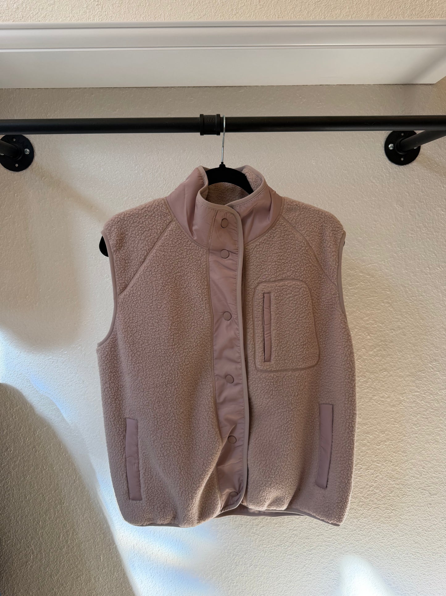 Blush Teddy Vest