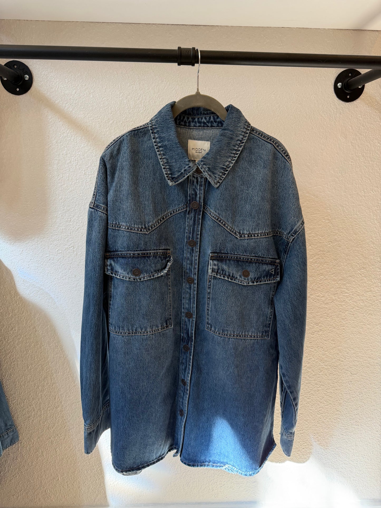 Oversized Denim Shacket