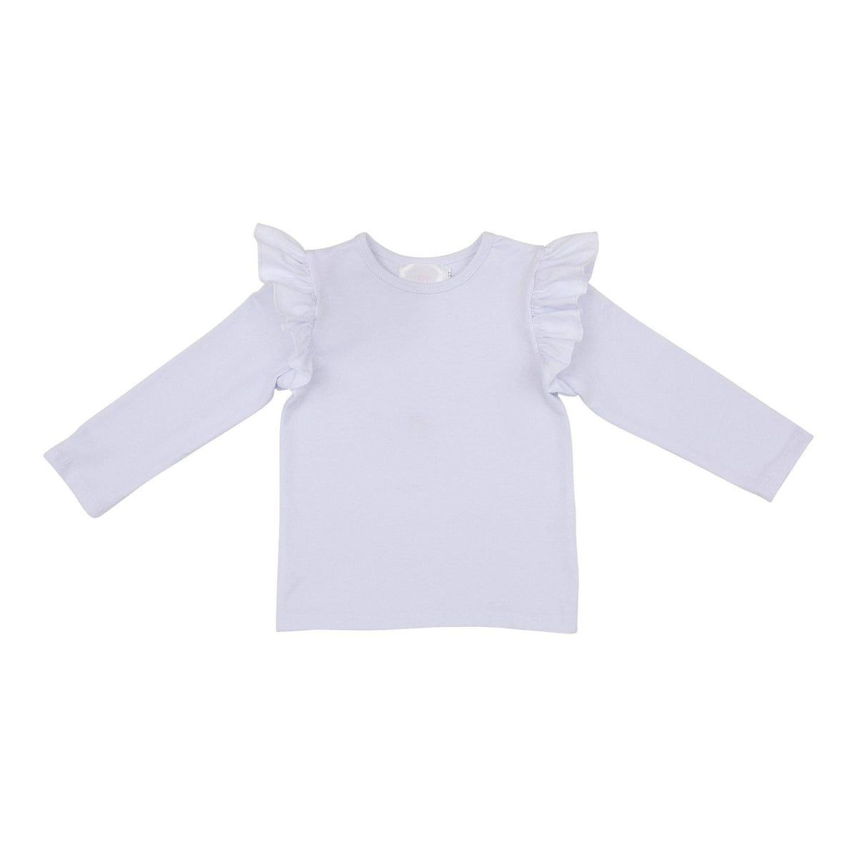 White Longsleeve Ruffle