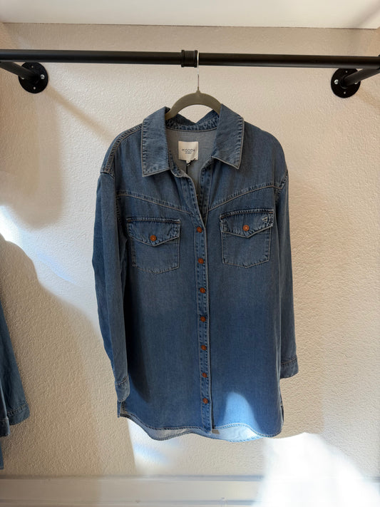 Denim Shirt Dress