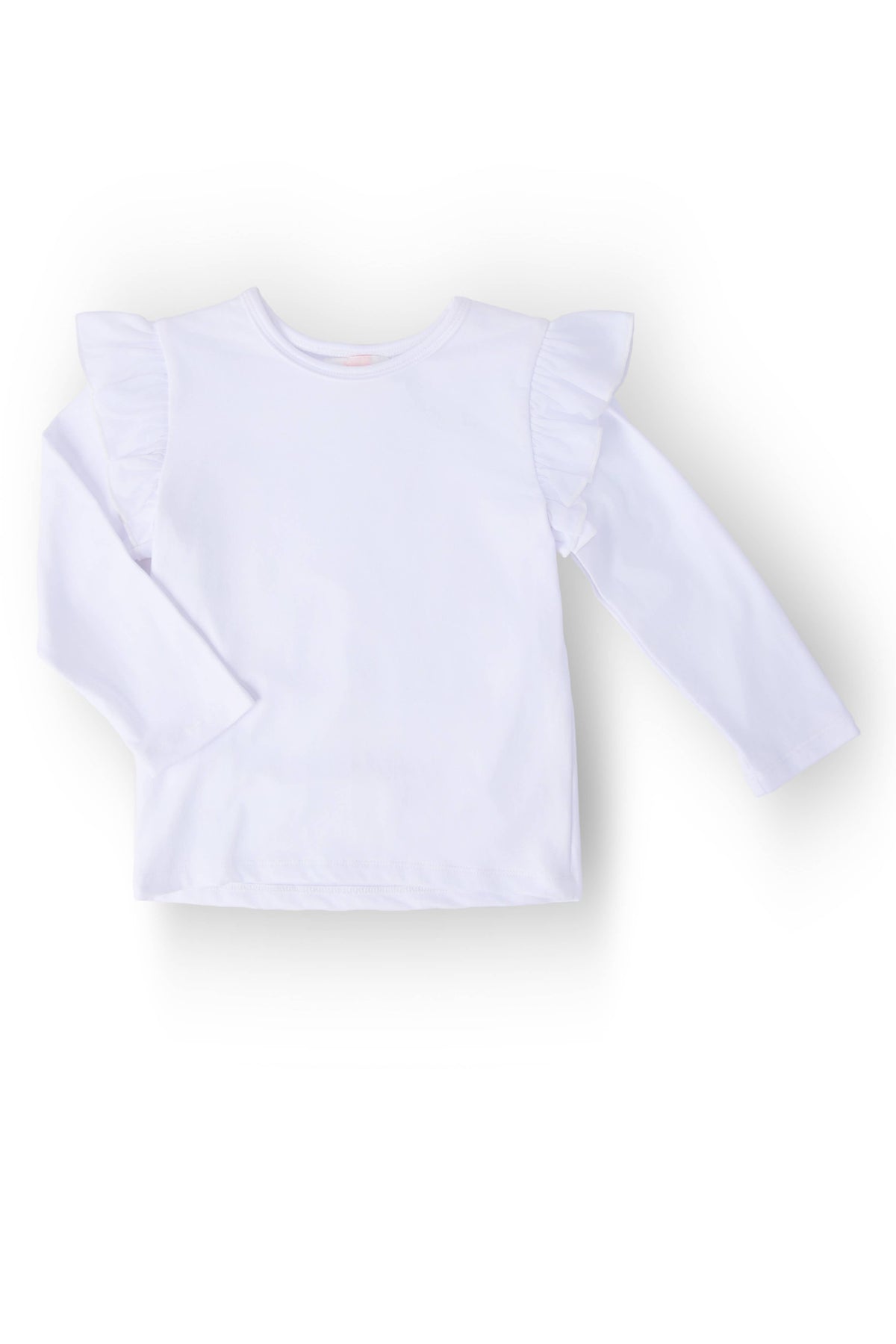White Longsleeve Ruffle