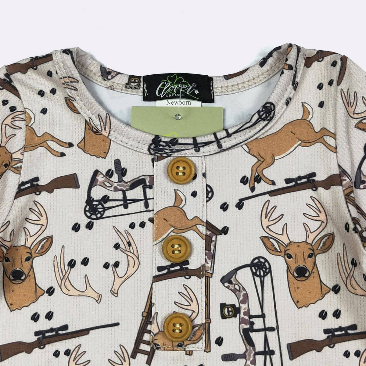 Deer Stand Baby Knotted Gown