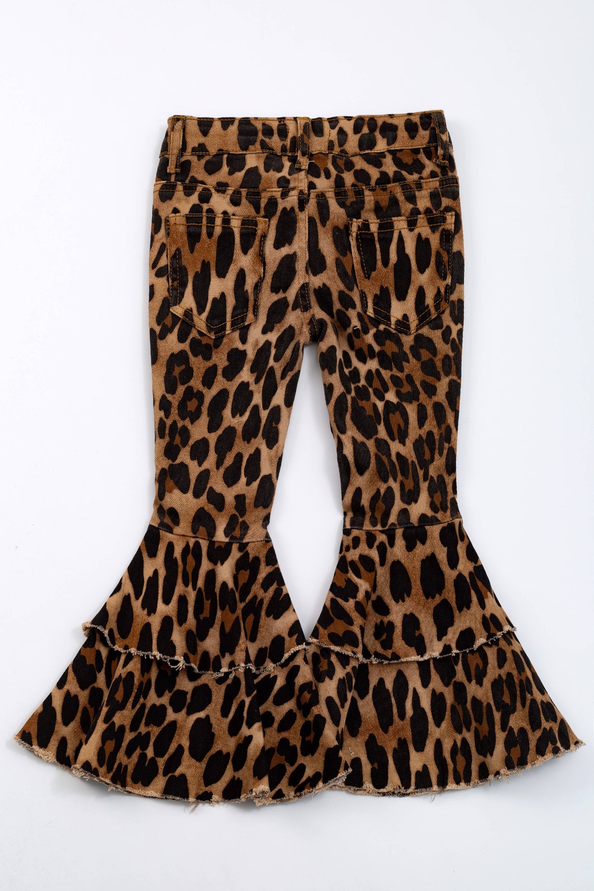 Cheetah Denim Flares: 5/6yrs
