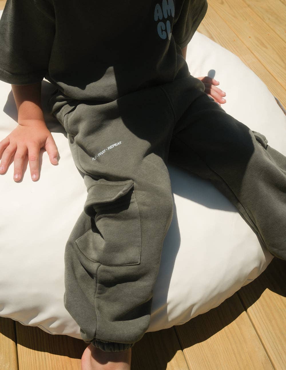 Amen Club Kids Cargo Sweatpant: 4T