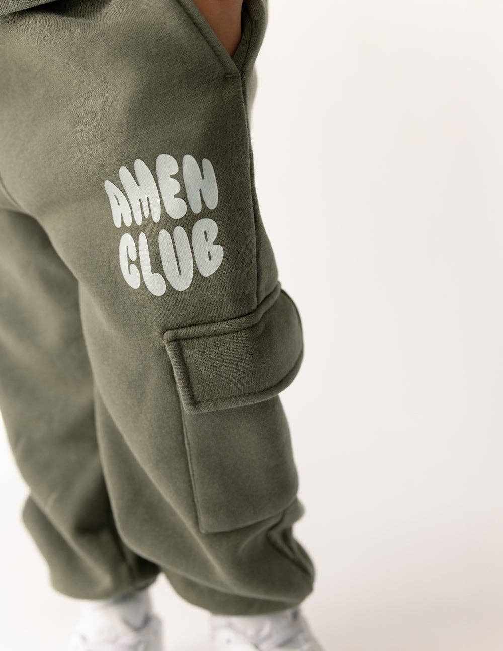 Amen Club Kids Cargo Sweatpant: 3T