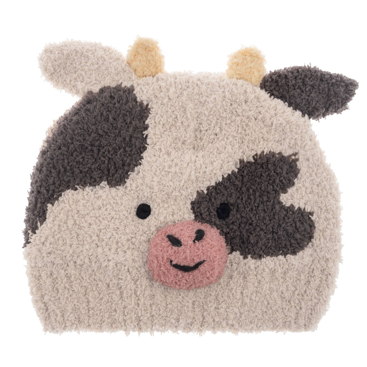 Chenille Baby Beanies: Deer