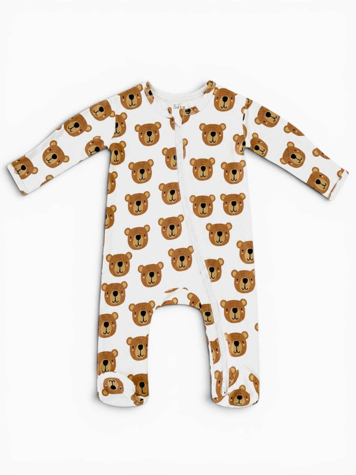 Baby Bear / Organic Cotton 2-Way Zip Footie: 3 - 6 mo.