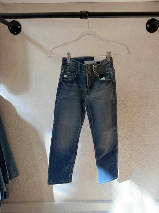 High Rise Kids Straight Jeans