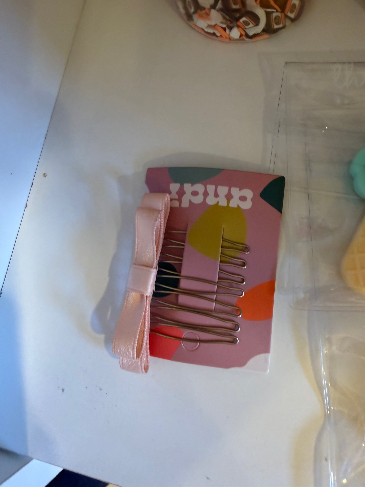 Pink Hair Clip Pick