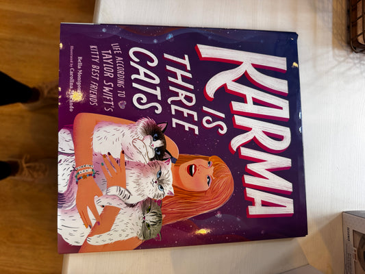 Karma Is Three Cats Book