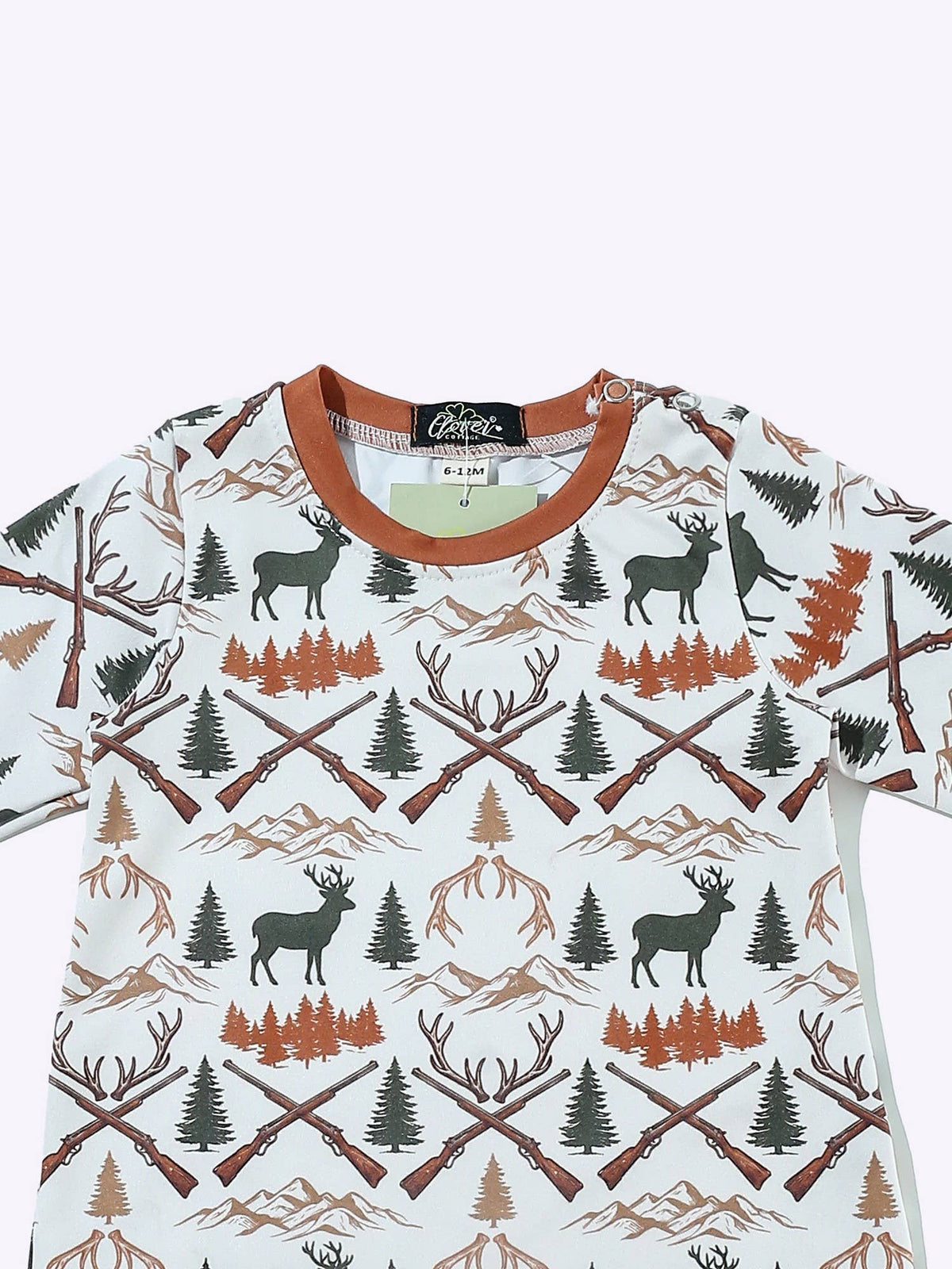 Mountain Hunt Boy Romper