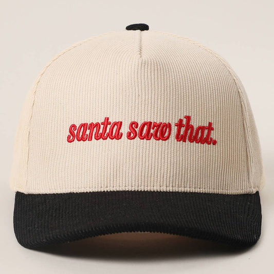 SANTA SAW THAT